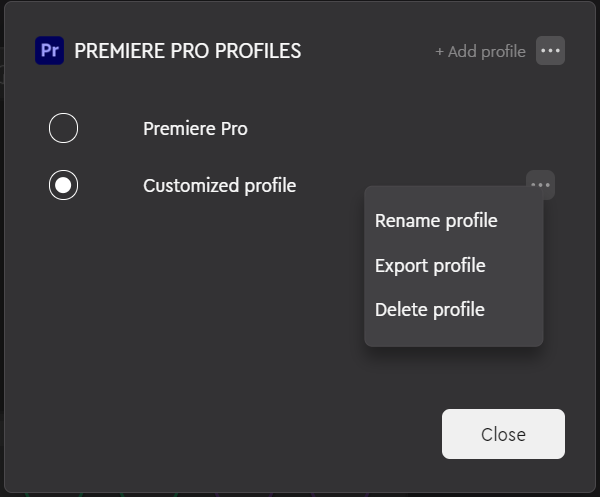 Deleting A Profile And Removing Application Support