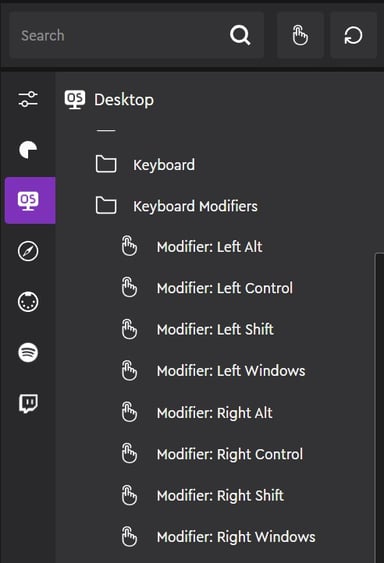 How do I enable Keyboard Modifiers on Loupedeck devices?