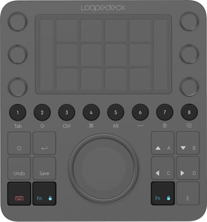 Loupedeck CT - Activating and using Keyboard Modifiers